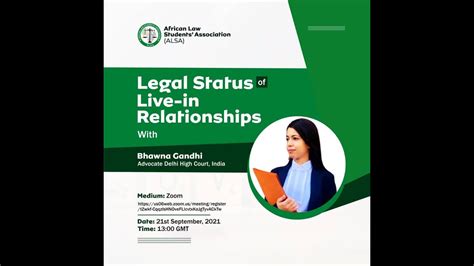 Legal Status Of Live In Relationships With Advocate Bhawna Gandhi