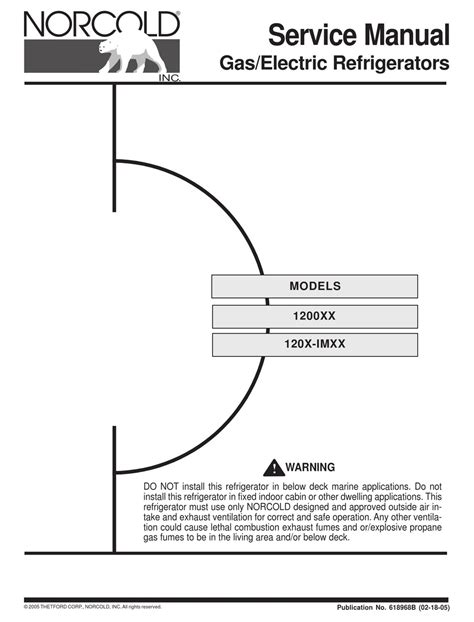 Norcold 1211im Troubleshooting Guide