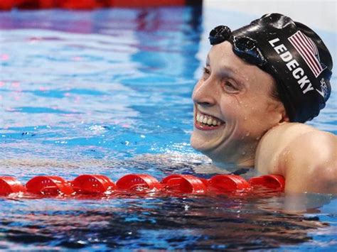 Katie Ledecky Swims Into History With Th Olympic Gold Olympics