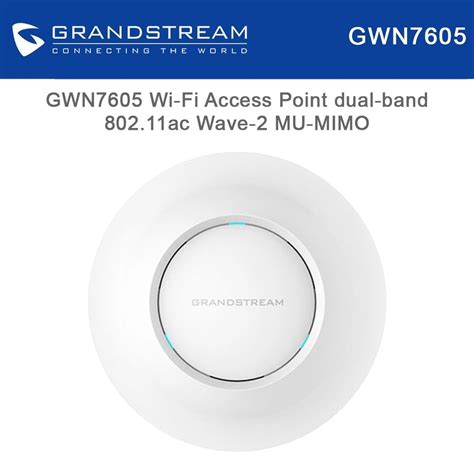 Grandstream Networks GWN7605 2x2 MIMO 802 11ac Wave 2 Wireless AP