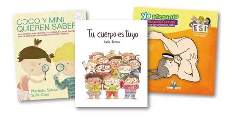 Combo 3 Libros Educacion Sexual Tu Cuerpo Es Tuyo Cuotas Sin Interés