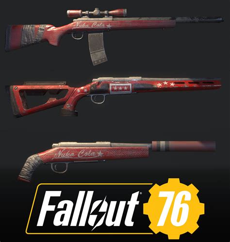 Artstation Fallout 76 Nuka Cola Classic Hunting Rifle Skin