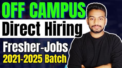 Direct Hiring Biggest Off Campus Drive For 2024 2023 2022 Batch