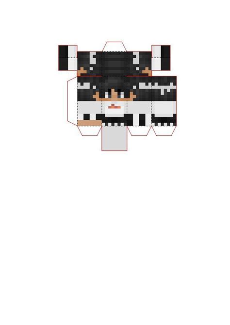 Sapnap Pixel Papercraft In 2021 Papercraft Minecraft Skin Minecraft Images