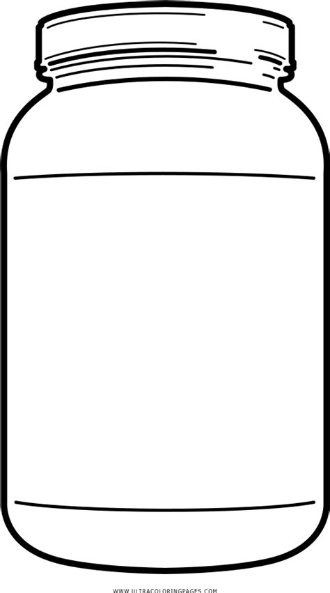 Complete Mason Jar Coloring Page Ultra Pages On Mason Jar Free