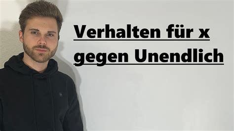 Verhalten F R X Gegen Unendlich Funktionen Verst Ndlich Erkl Rt