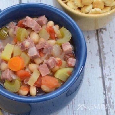 Slow Cooker White Bean and Ham Soup Recipe