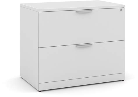 Lateral Filing Cabinet Drawer In White