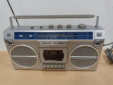 Sharp Gf Boombox Portable Cassette Player Catawiki