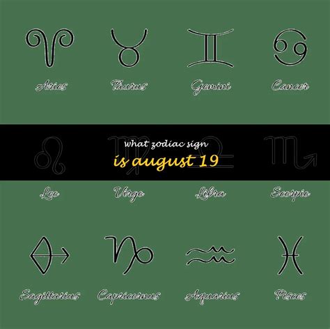 August 19 Zodiac Sign | ShunSpirit