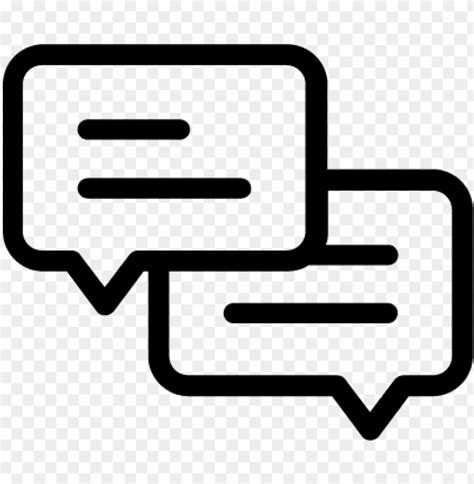 Talk Bubble Vector Two Speech Bubbles Free Vectors Balloon Speak Icon