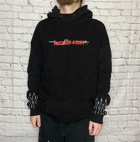 Streetwear Rare Retro Vert Barbed Wire Hoodie Gem