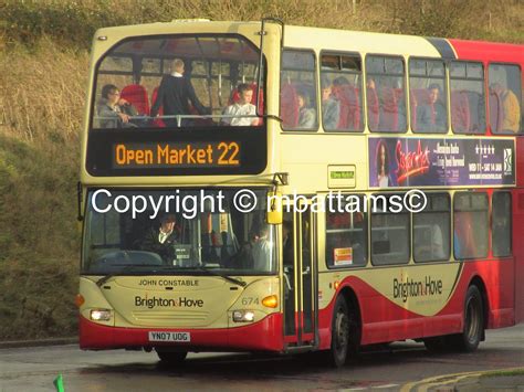 Brighton Hove 674 YN07UOG Seen In Woodingdean On Route 2 Flickr