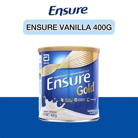 Abbott Ensure Gold 400g Vanilla Exp June2025 Shopee Malaysia