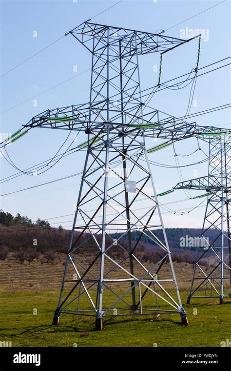 Las L Neas El Ctricas De Alta Tensi N En Pilones Torre De Transmisi N