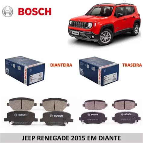 Pastilha Freio Dianteiro Traseiro Bosch Jeep Renegade 2021