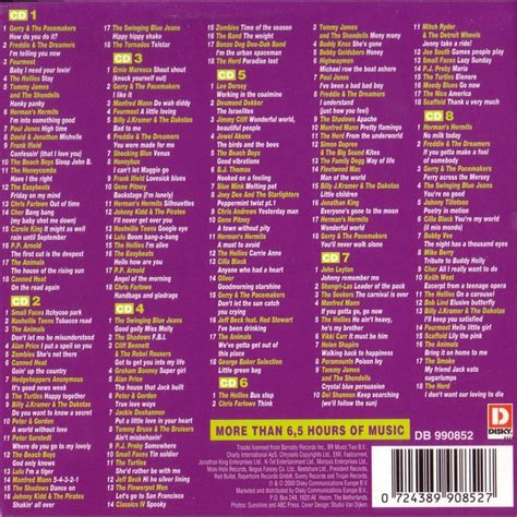 8 Cd Box By Greatest Hits Of 60s Cd Box With Diska51 Ref118721693