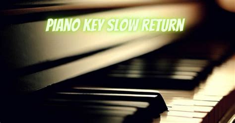 piano key slow return   turntables