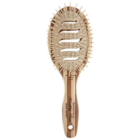 Olivia Garden Healthy Hair Eco Friendly Bamboo Ionic Paddle Hair Brush