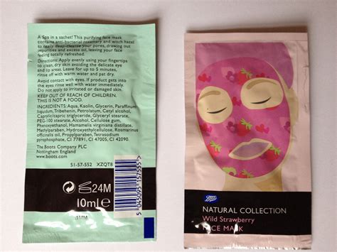 Beautifully Superfluous Review Boots Natural Collection Face Masks