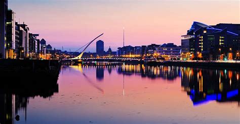 Dublin Visite Nocturne Panoramique En Bus Avec Guide En Chair Et En