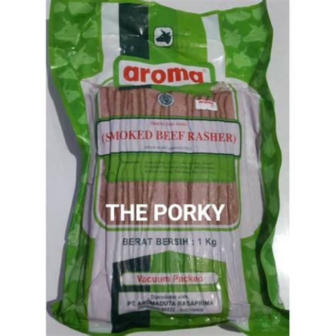 Jual Smoked Beef Rasher Aroma Bali Kg Shopee Indonesia