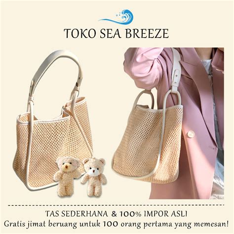 Jual Ready Cod Tas Tangan Wanita Top Handle Bags Berkapasitas Besar Tas