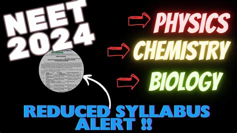 NEET UG 2024 NEW SYLLABUS PORTION ADDED DELETED PHYSICS