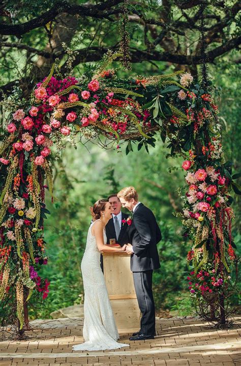 27 Beautiful Floral Wedding Arches To Swoon Over Wedding Arch Fall