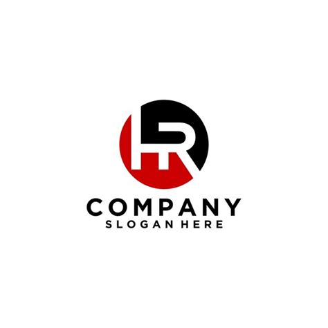 Premium Vector Letter Hr Company Logo Design Vector