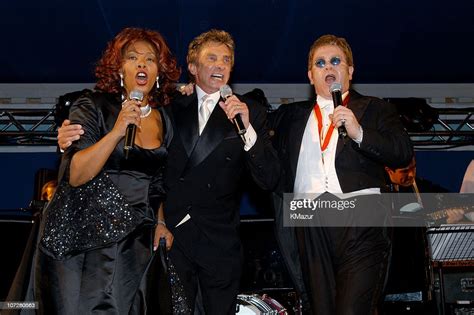 Barry Manilow With Donna Summer And Sir Elton John Barry Manilow Wore