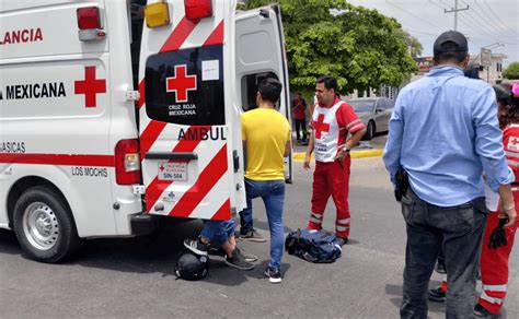 Choque De Motos Deja Tres Lesionados En El Centro De Los Mochis