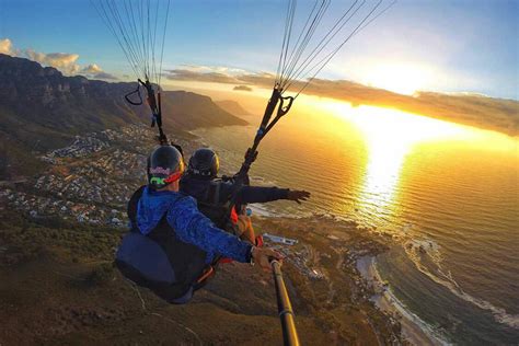 Paragliding In Cape Town Cape Town Day Tours South Africa