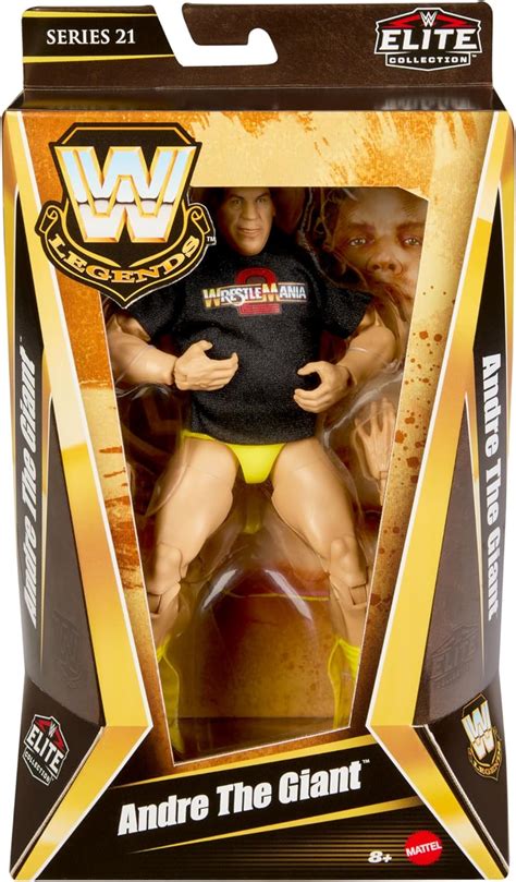 Mattel WWE Figura articulada de Andre El Gigante Colección Élite