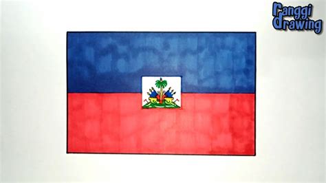 Haitian Flag Drawing