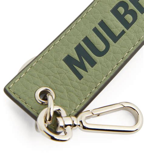 Mulberry Leather Logo Keyring Harrods Uk