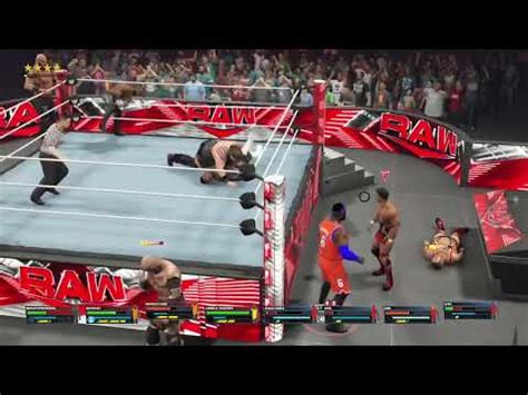 Wwe K Braun Strowman Ricochet The Street Profits Vs Alpha