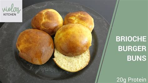 Die Perfekten Eiweiß Brioche Burger Buns Selber Backen Youtube