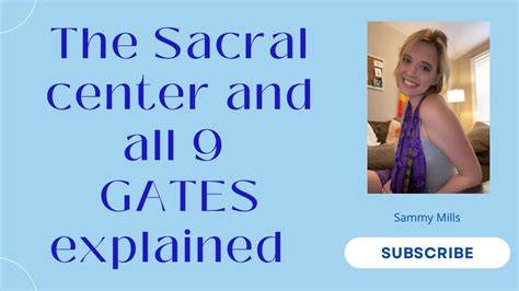 Sacral Center And Gates Explained Human Design YouTube