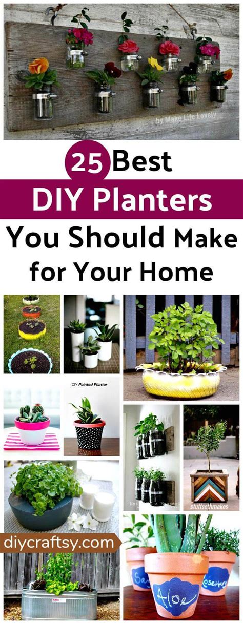 25+ Best DIY Planters You Should Make for Your Home - DIY Crafts