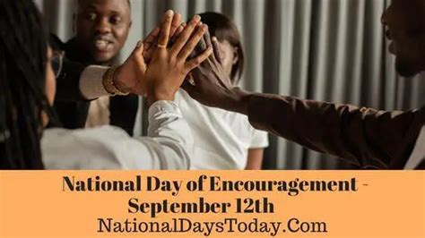 National Day of Encouragement 2023: Why This Day!