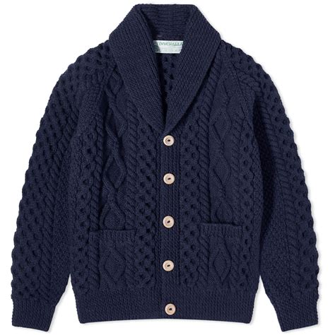 Inverallan 6A Shawl Cardigan Navy END US