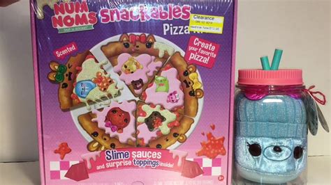 Num Noms Snackables Pizza Slime Maker Mini Figures Scented Plush