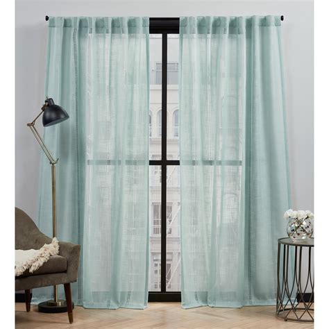 Back Tab Sheer Curtains Bed Bath And Beyond