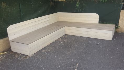 Banquette De Jardin En Bois De R Cup Ration Et Sa Table Basse En