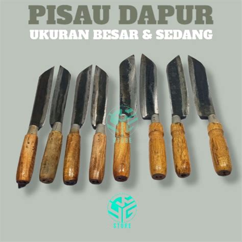 Jual Pisau Dapur Ukuran Sedang Dan Tanggung Pisau Serbaguna Kupas Buah