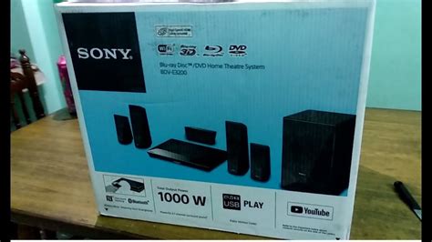 Unboxing SONY BDV E3200 Blu Ray Home Theatre System 2019 YouTube