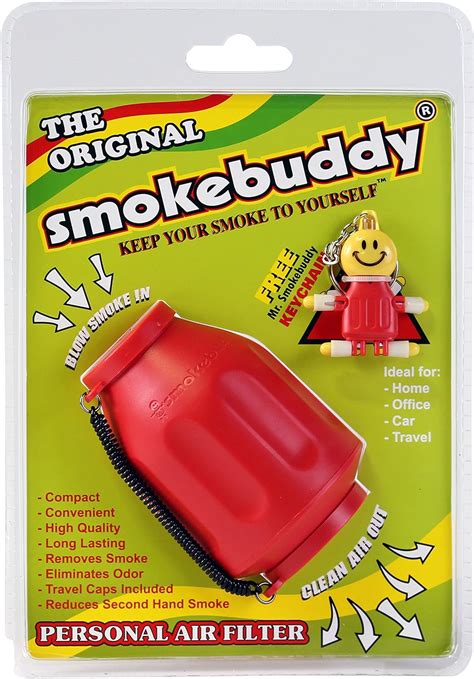 Smoke Buddy 0159 Rd Personal Air Filter Red Amazonca Home And Kitchen