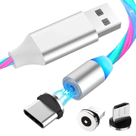 Ripley Cable De Carga Magnetico 3 En 1 Lightning Micro Usb Tipo C Cable Iman