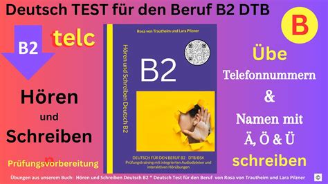 H Ren Und Schreiben Beruf B Deutsch Test F R Den Beruf Dtb